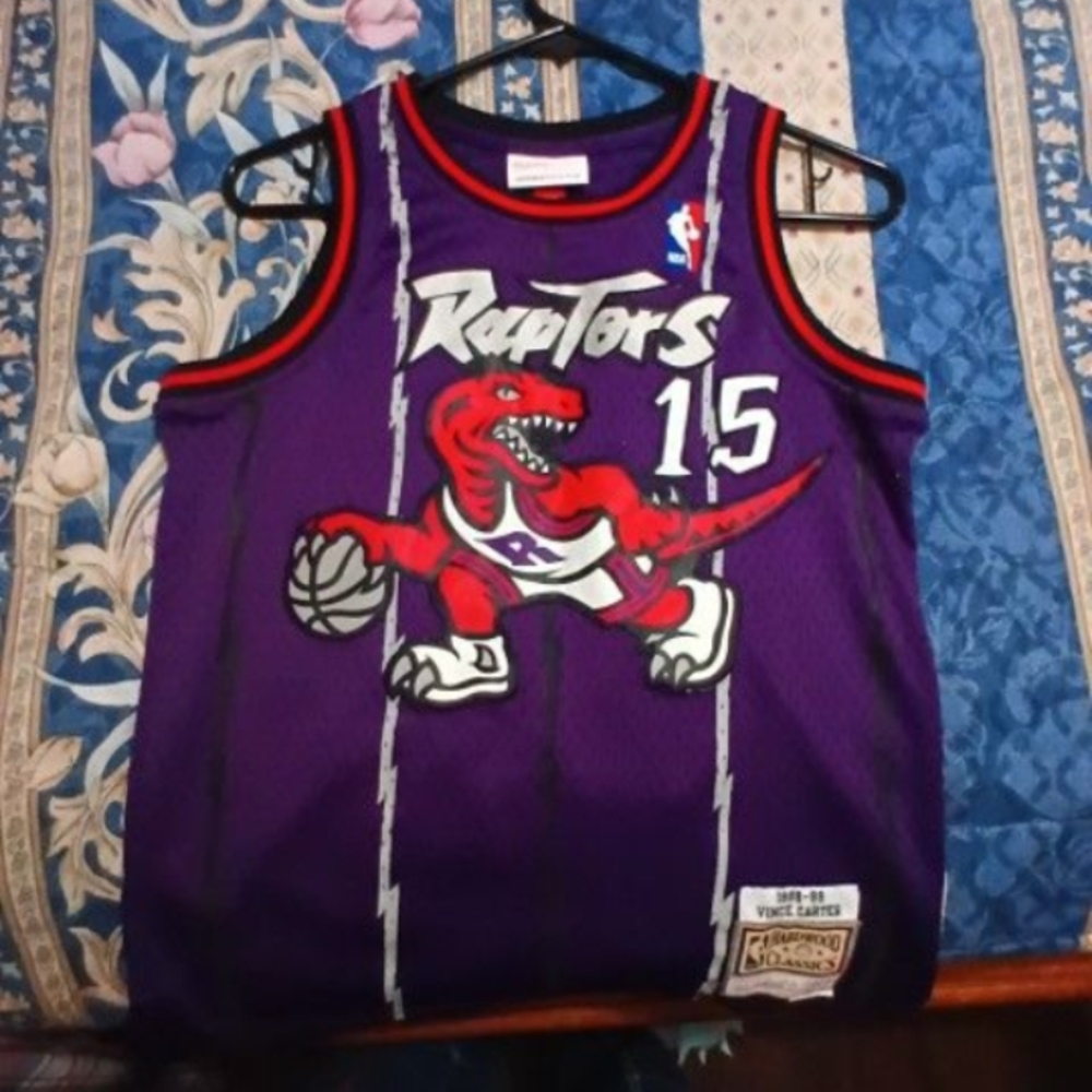 Mitchell & Ness Purple Raptors Kids Jersey